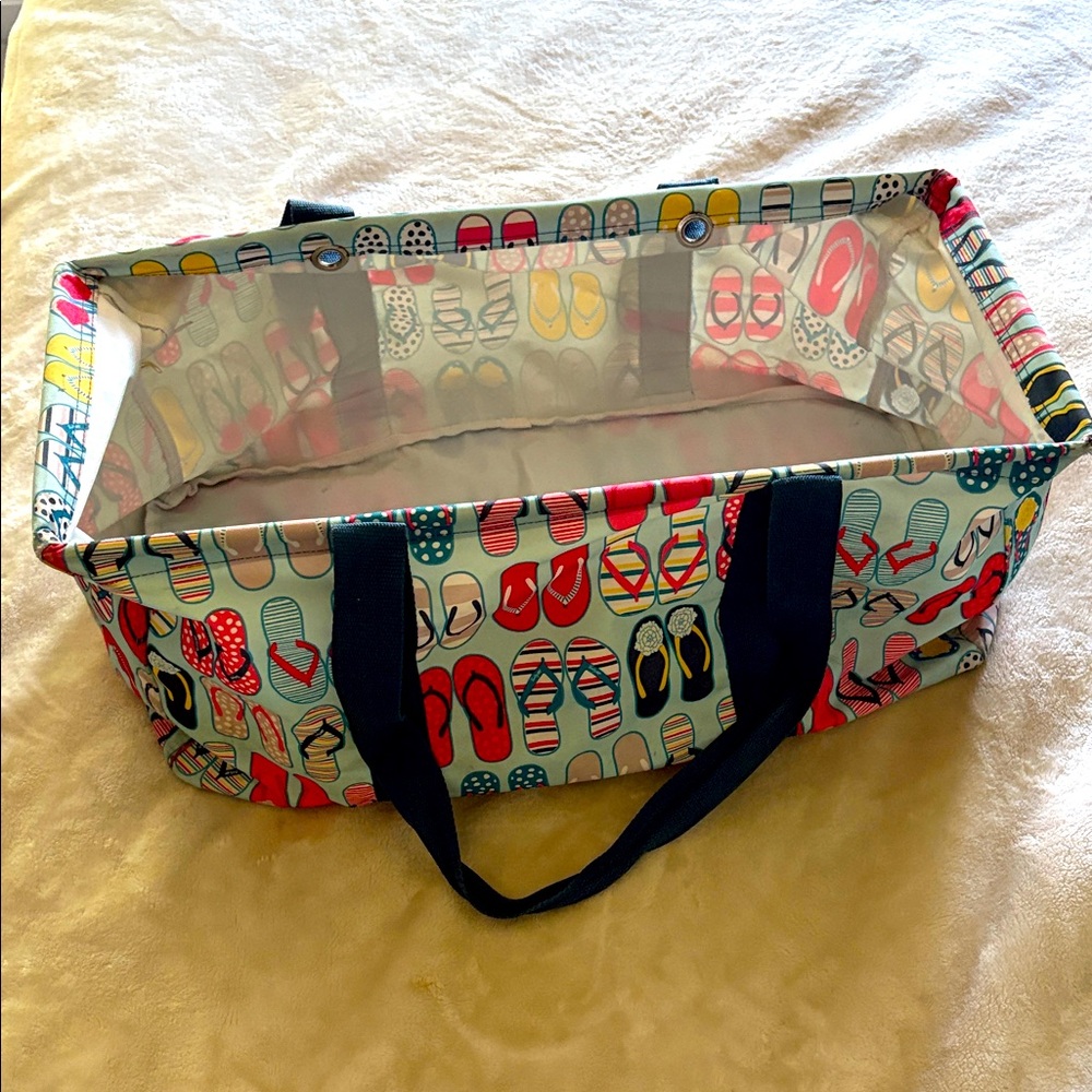 Colorful Flip Flop Tote Bag